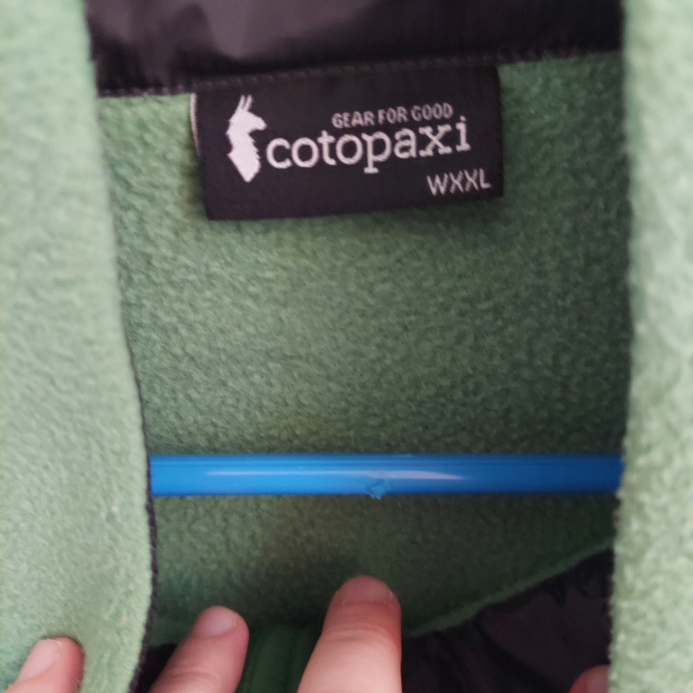 Cotopaxi Mint Green Fleece Jacket